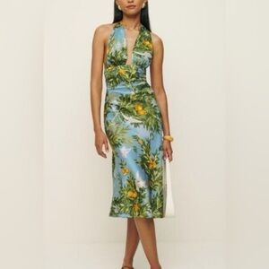 NWT Reformation Millicent Silk Dress Size 2